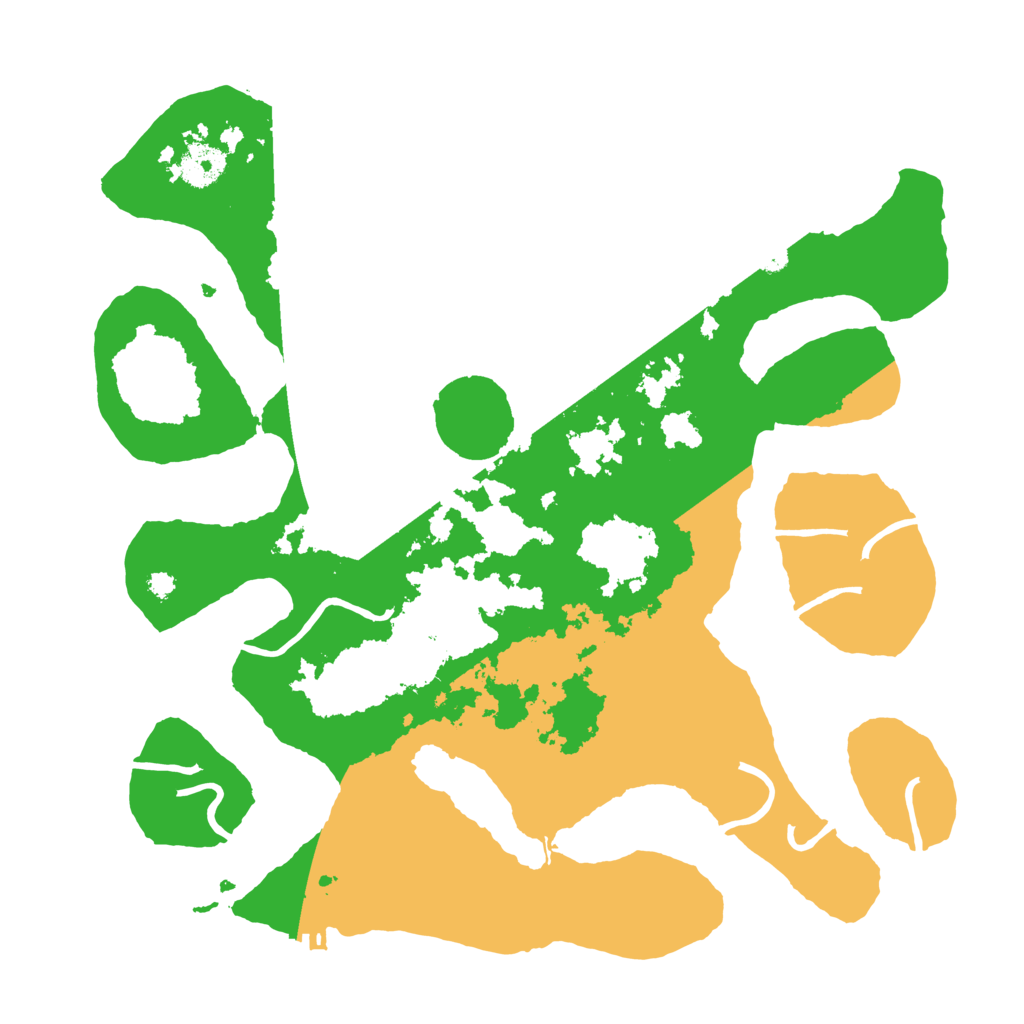 Biome Rust Map: Procedural Map, Size: 3550, Seed: 211123