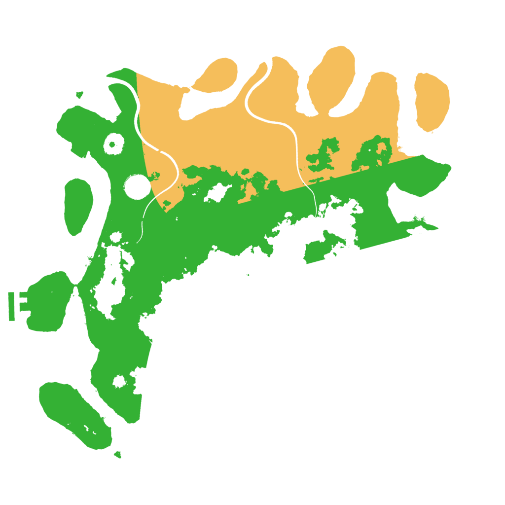 Biome Rust Map: Procedural Map, Size: 3550, Seed: 657215