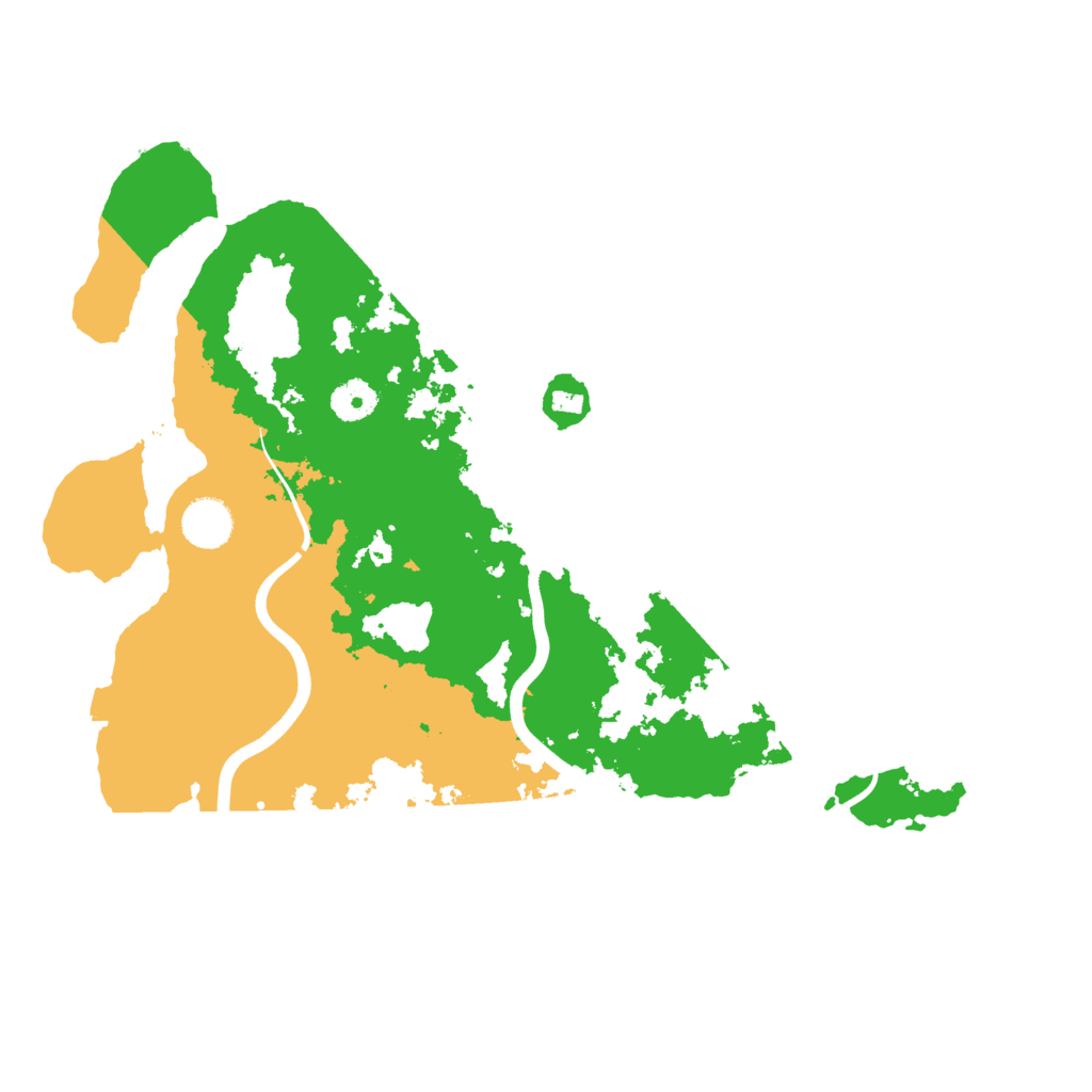 Biome Rust Map: Procedural Map, Size: 3800, Seed: 1231752235