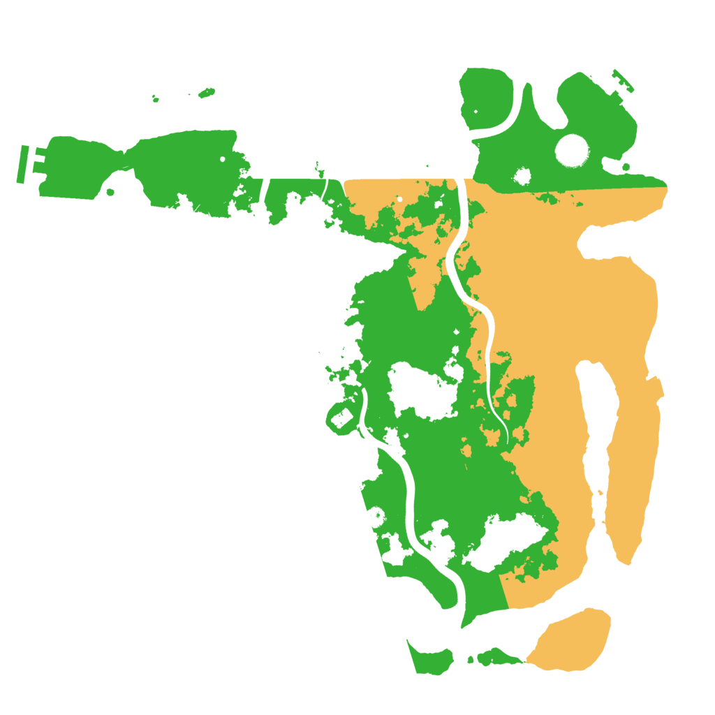 Biome Rust Map: Procedural Map, Size: 3800, Seed: 708133