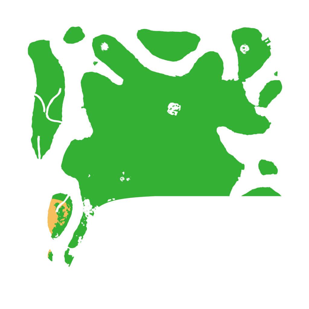 Biome Rust Map: Procedural Map, Size: 3550, Seed: 970750