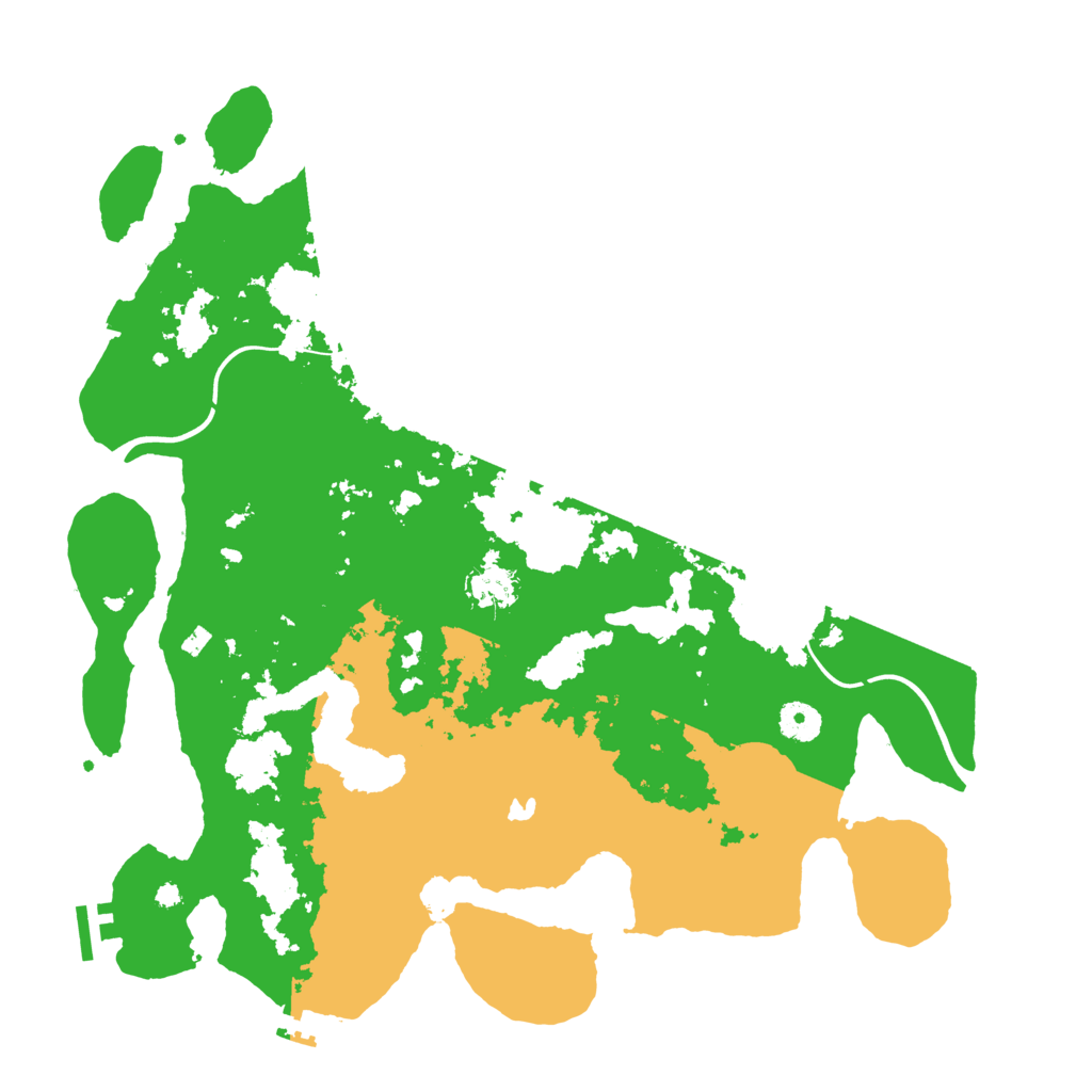 Biome Rust Map: Procedural Map, Size: 4000, Seed: 31282