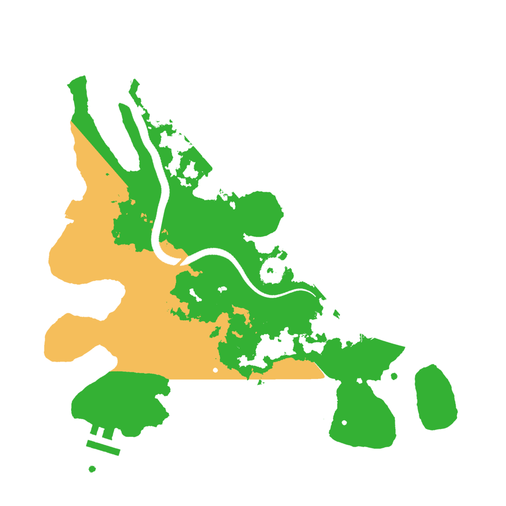 Biome Rust Map: Procedural Map, Size: 3000, Seed: 970729