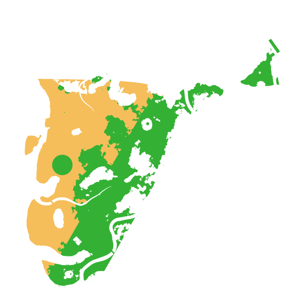 Biome Rust Map: Procedural Map, Size: 4000, Seed: 911099
