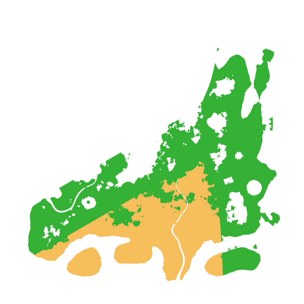 Biome Rust Map: Procedural Map, Size: 3550, Seed: 554341