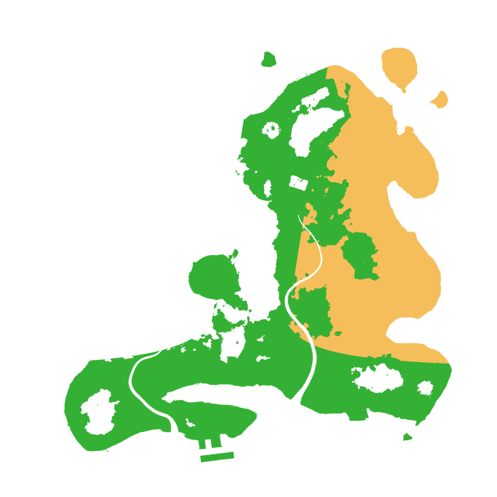 Biome Rust Map: Procedural Map, Size: 3000, Seed: 143640