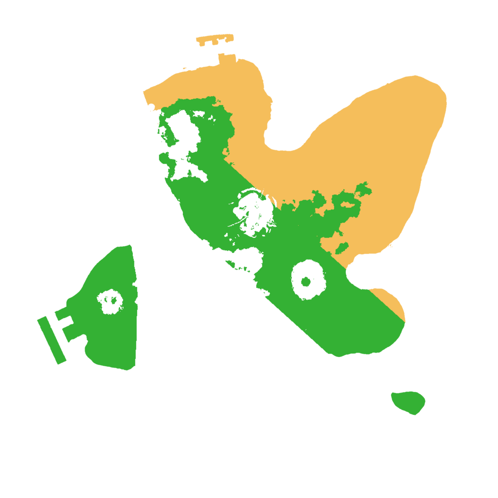 Biome Rust Map: Procedural Map, Size: 2043, Seed: 778666