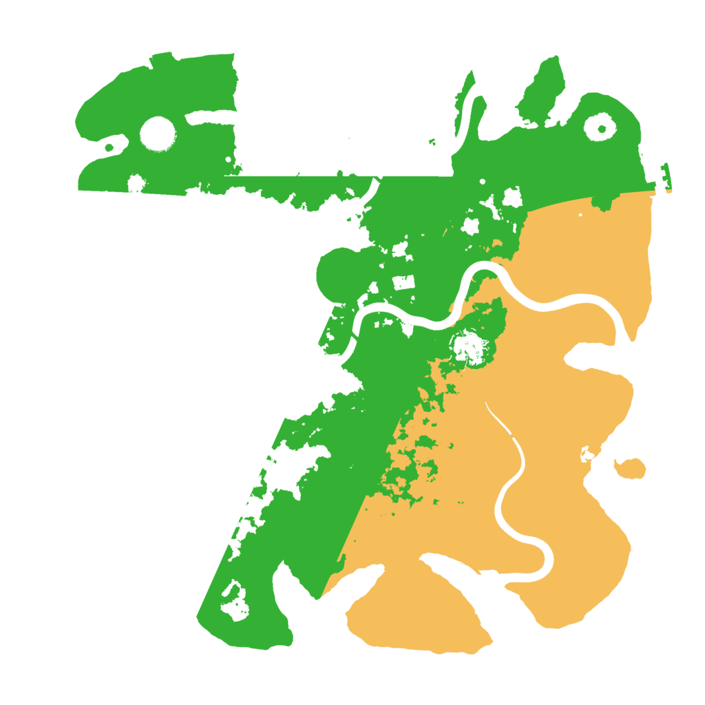 Biome Rust Map: Procedural Map, Size: 3550, Seed: 239314