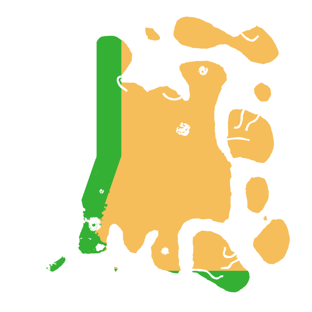 Biome Rust Map: Procedural Map, Size: 3550, Seed: 886986