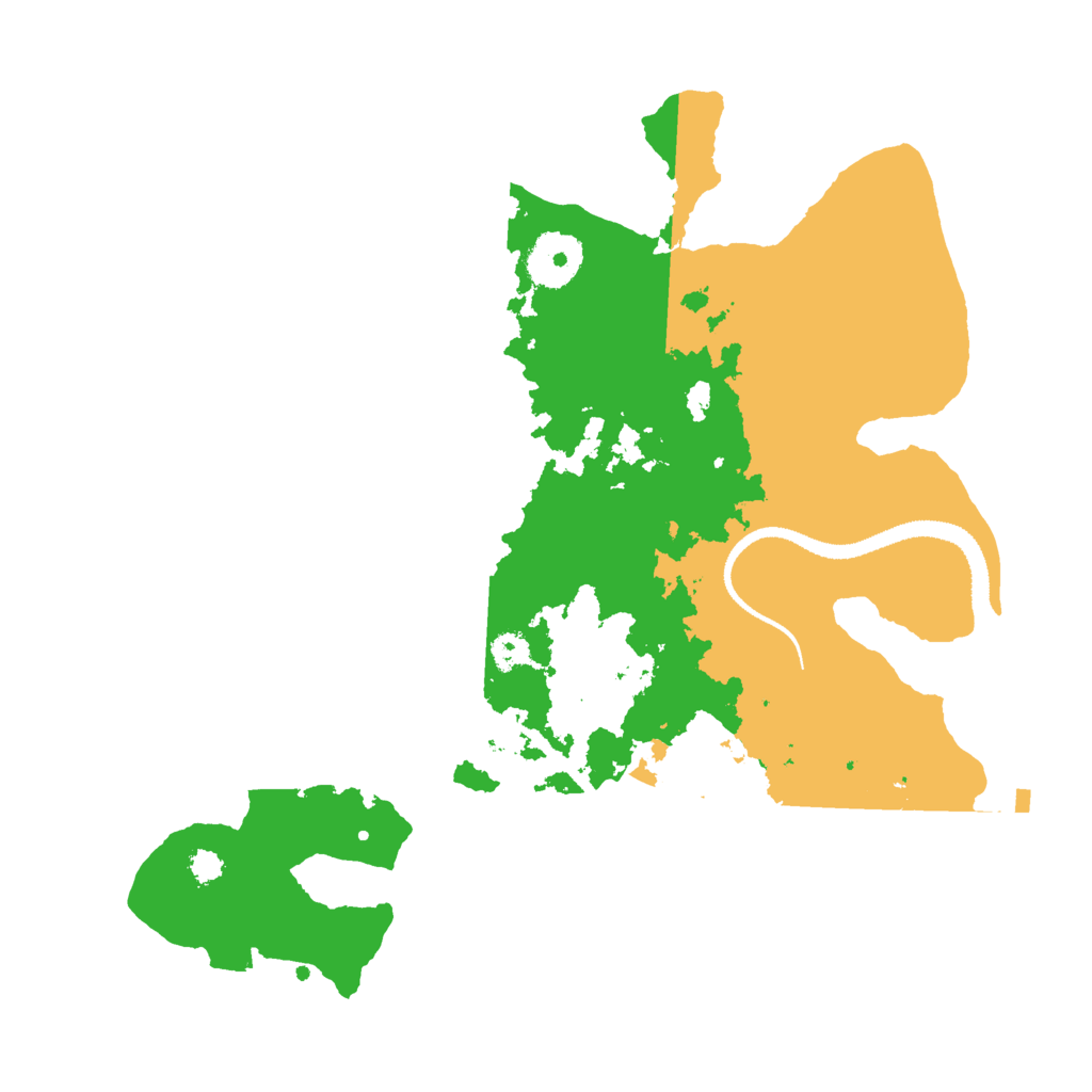 Biome Rust Map: Procedural Map, Size: 3000, Seed: 414605628