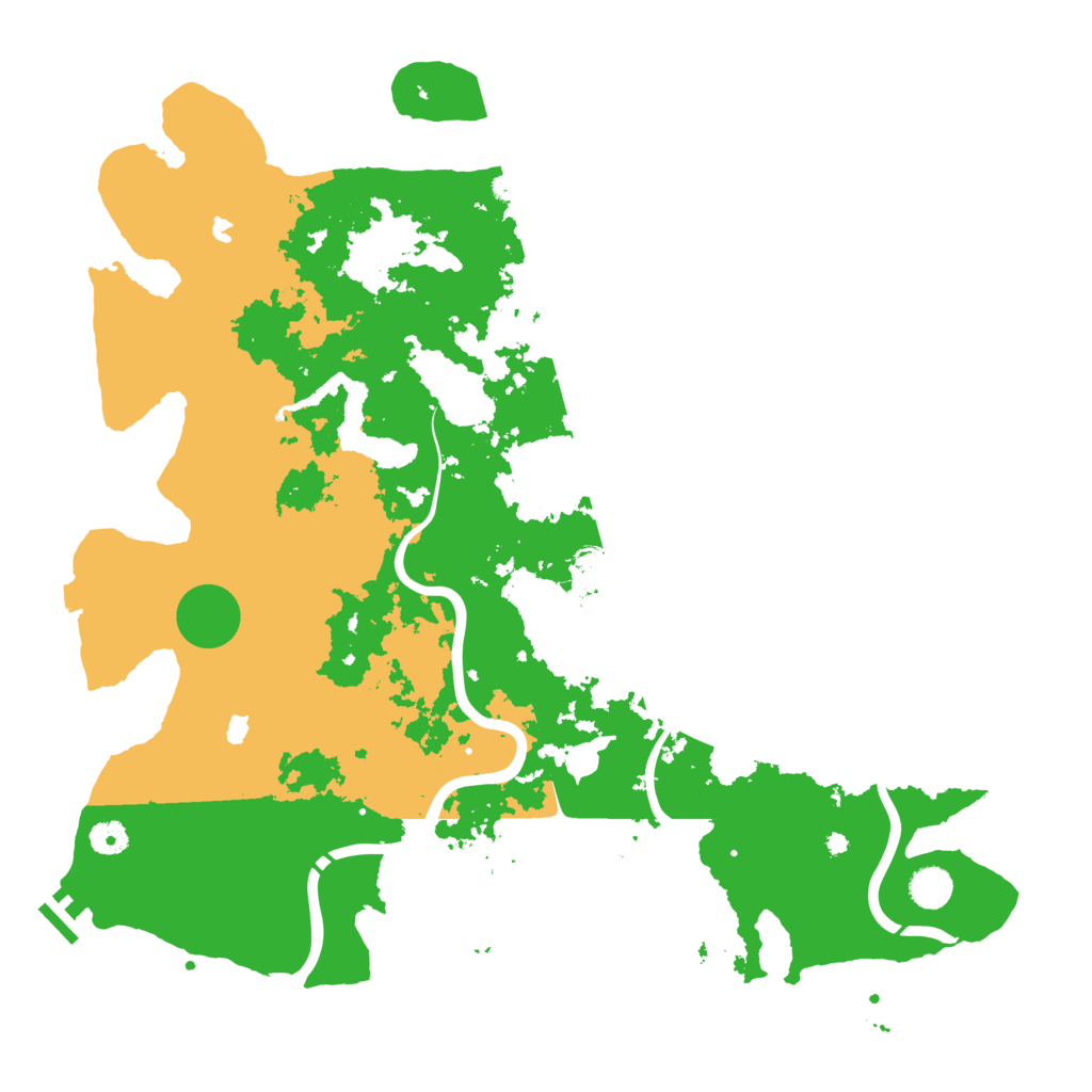 Biome Rust Map: Procedural Map, Size: 4500, Seed: 24514774