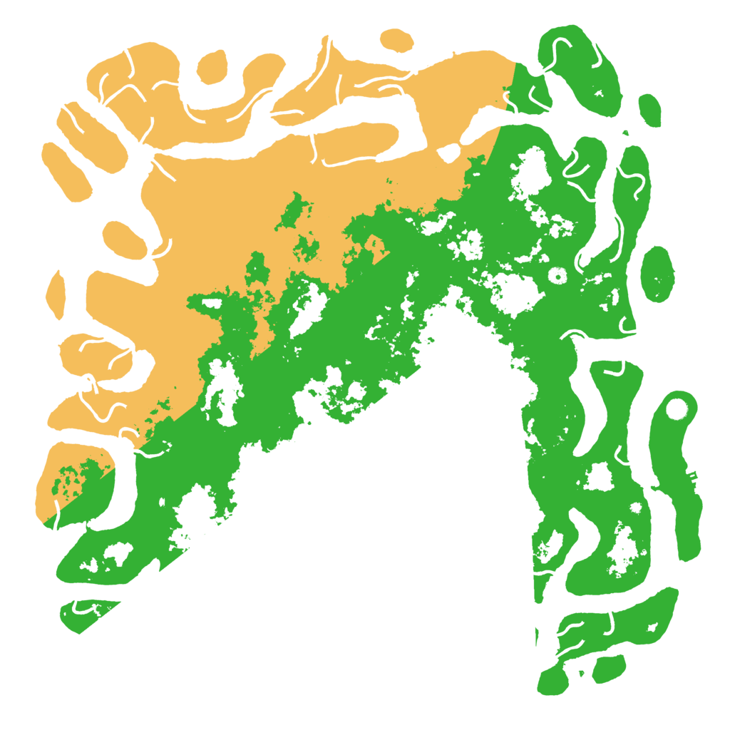 Biome Rust Map: Procedural Map, Size: 6000, Seed: 56420485