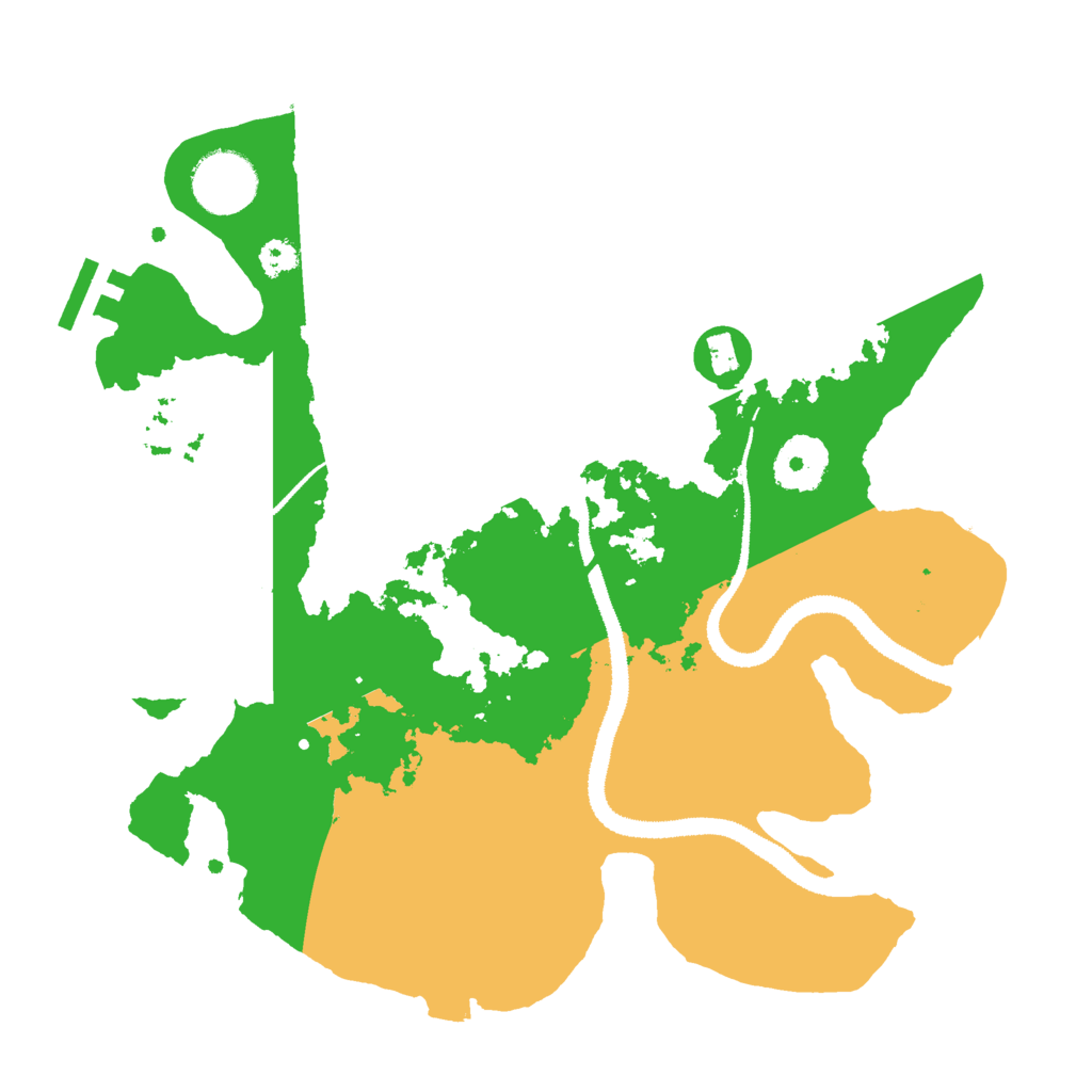 Biome Rust Map: Procedural Map, Size: 3000, Seed: 865615