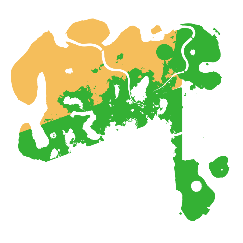 Biome Rust Map: Procedural Map, Size: 4000, Seed: 436535