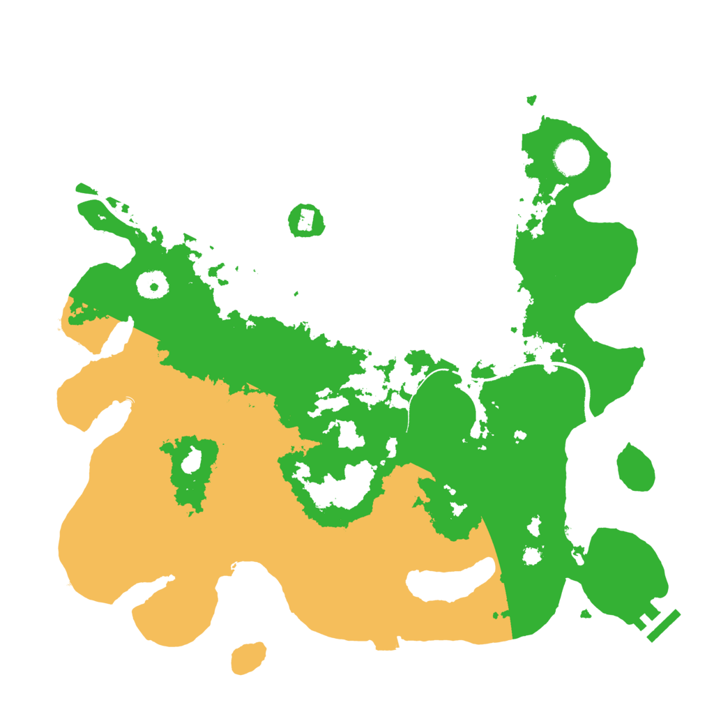 Biome Rust Map: Procedural Map, Size: 3550, Seed: 590686