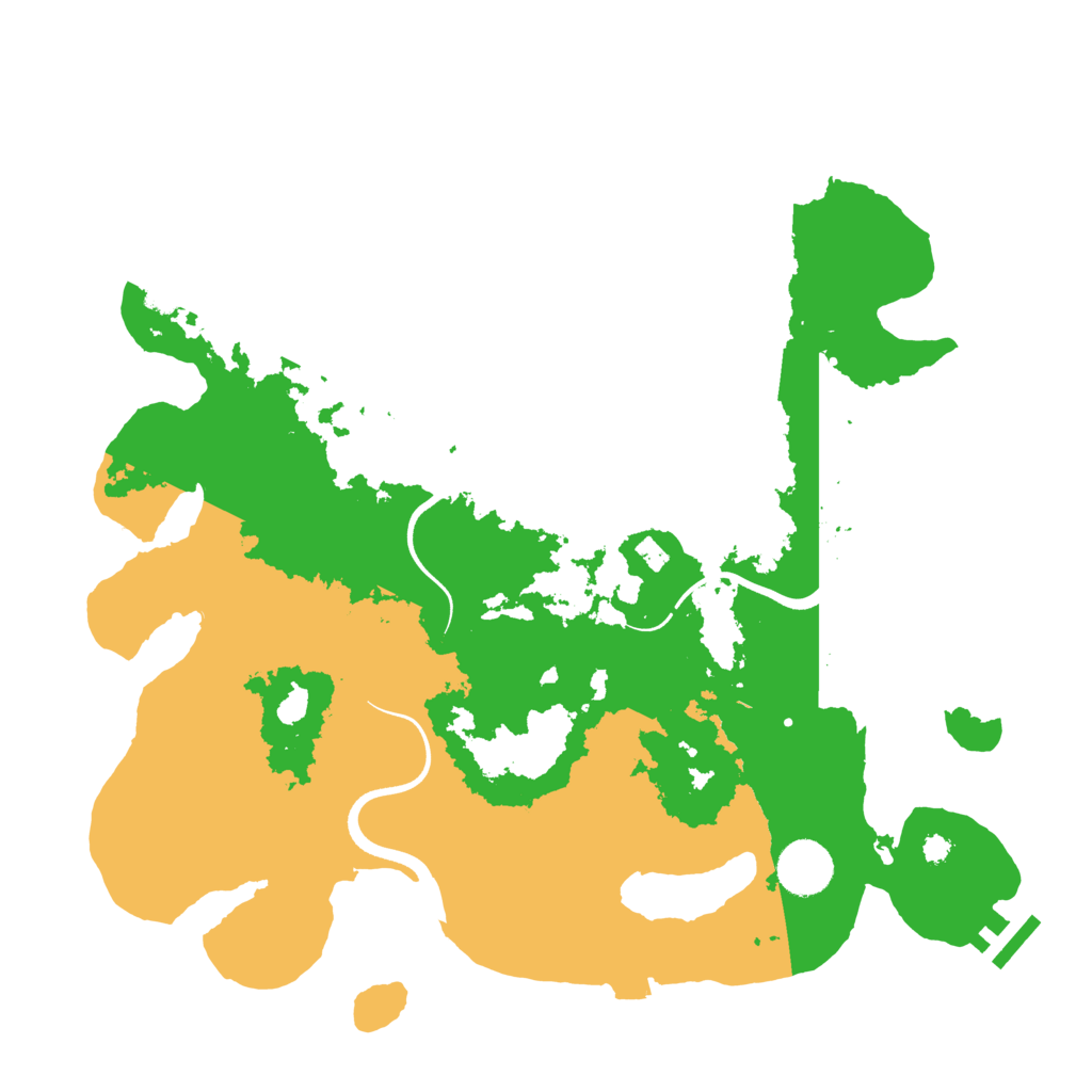 Biome Rust Map: Procedural Map, Size: 3550, Seed: 590686