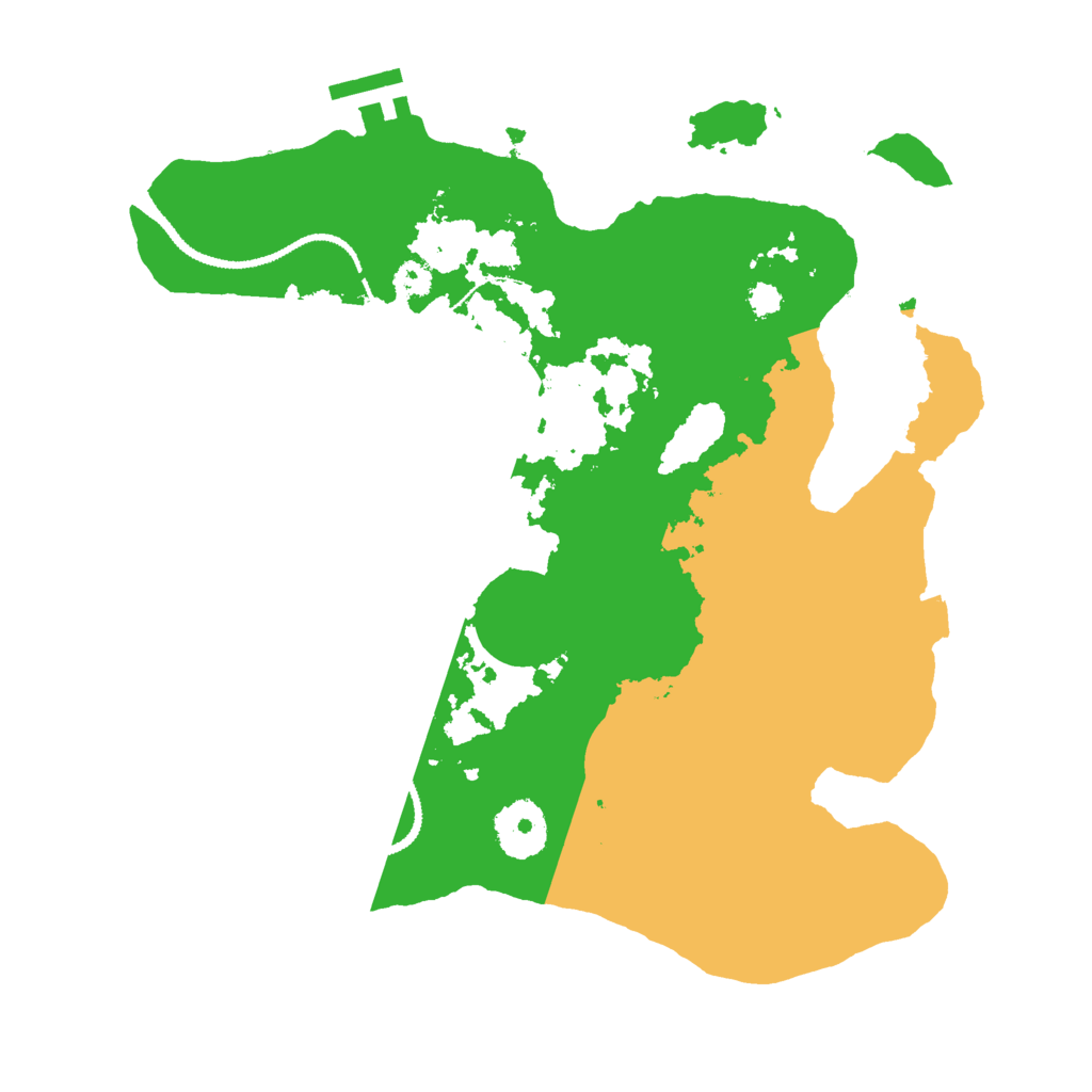 Biome Rust Map: Procedural Map, Size: 3000, Seed: 837030