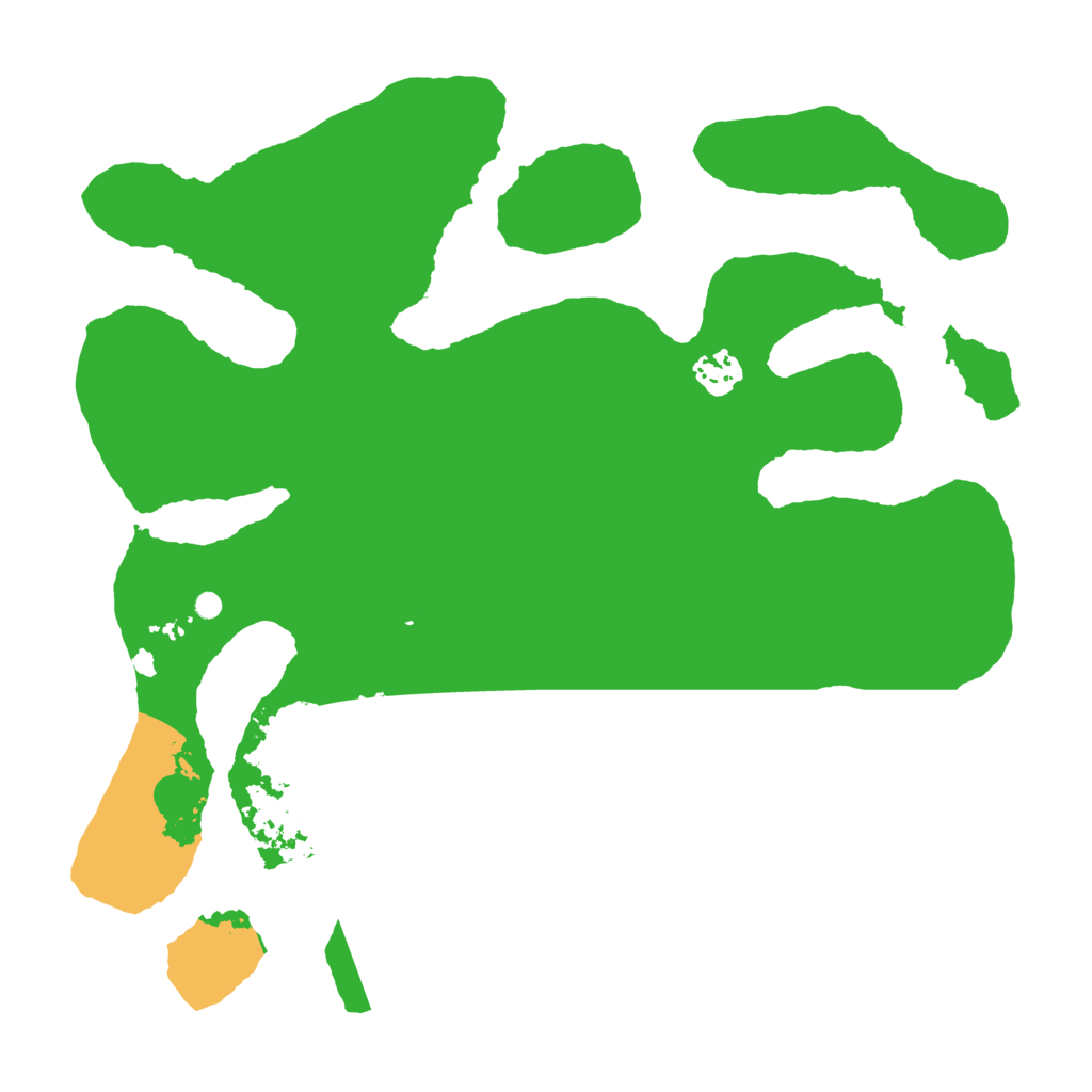 Biome Rust Map: Barren, Size: 3600, Seed: 1845133214