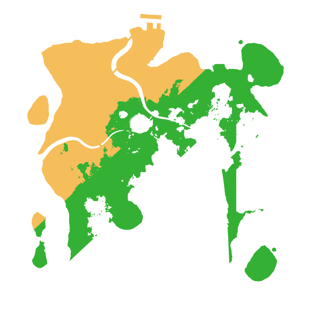 Biome Rust Map: Procedural Map, Size: 3000, Seed: 536877319