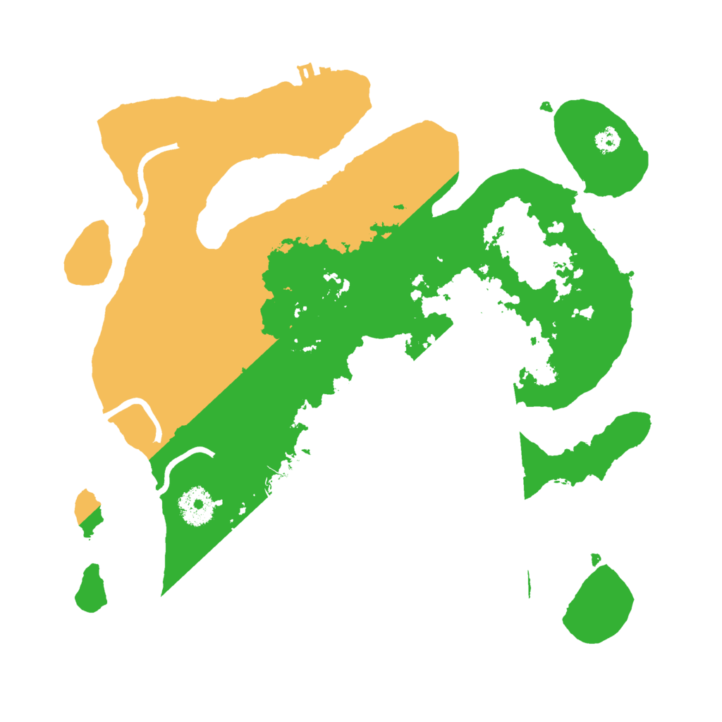 Biome Rust Map: Procedural Map, Size: 3000, Seed: 536877319