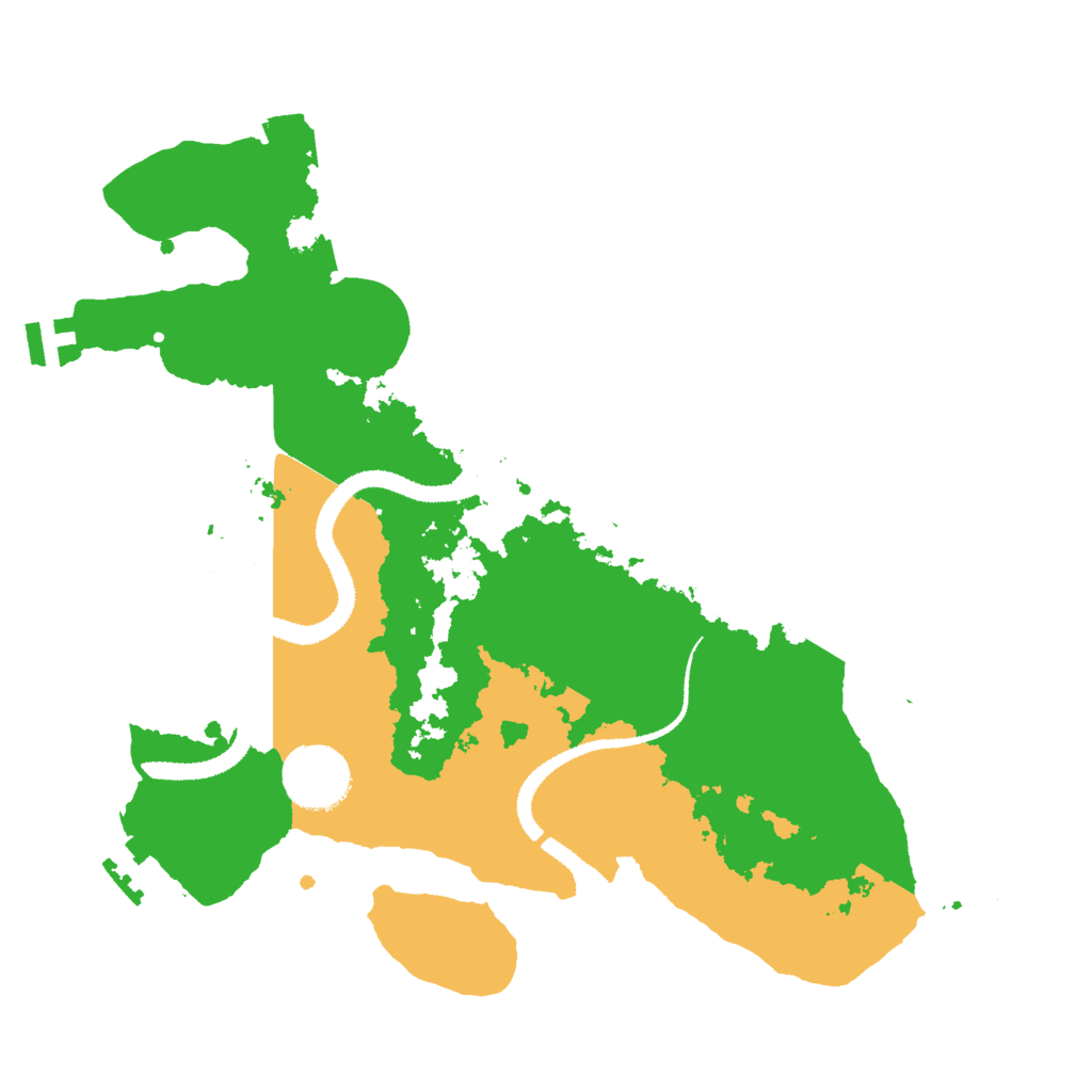 Biome Rust Map: Procedural Map, Size: 3000, Seed: 774591