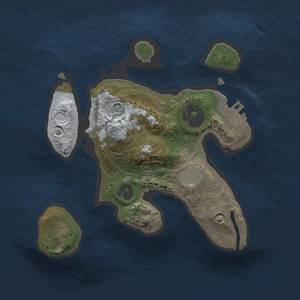 Thumbnail Rust Map: Procedural Map, Size: 2000, Seed: 2, 7 Monuments