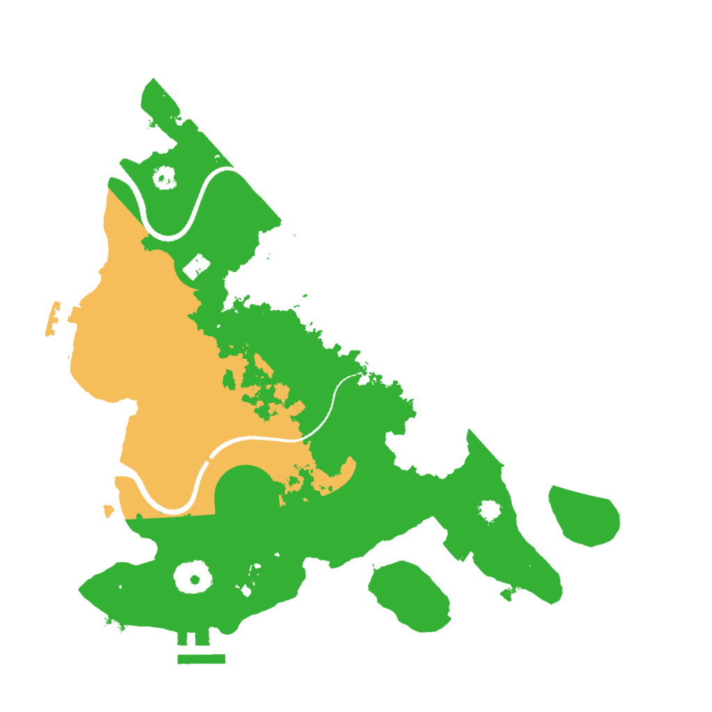 Biome Rust Map: Procedural Map, Size: 3000, Seed: 5000