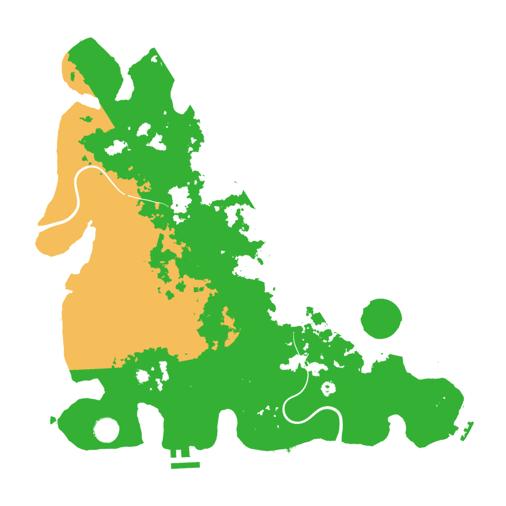 Biome Rust Map: Procedural Map, Size: 3550, Seed: 60919