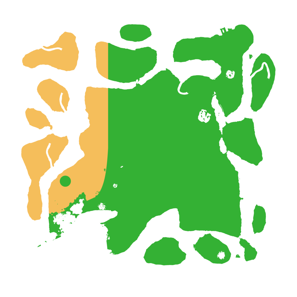 Biome Rust Map: Procedural Map, Size: 3550, Seed: 240228