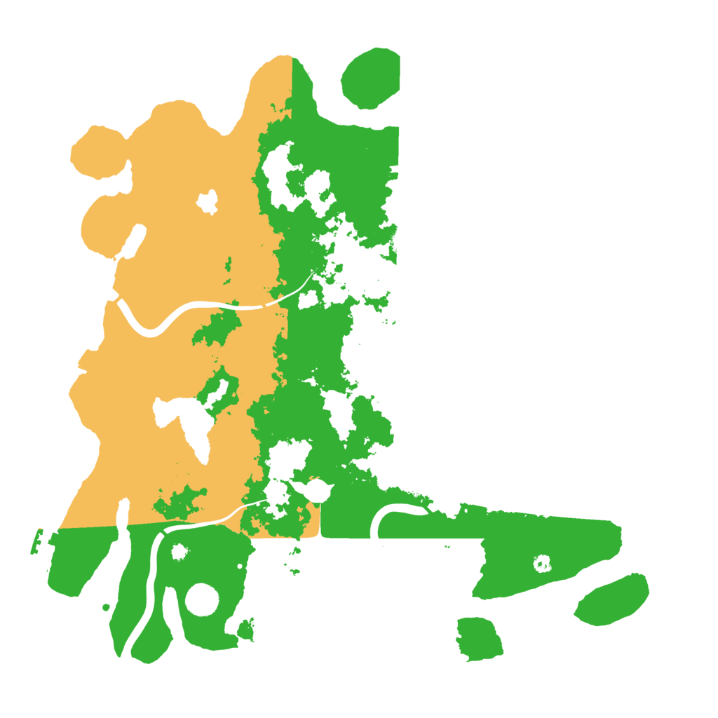 Biome Rust Map: Procedural Map, Size: 4000, Seed: 9382