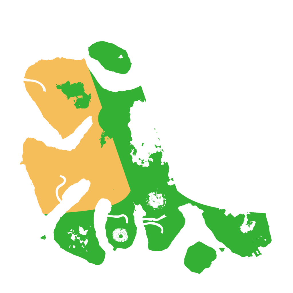 Biome Rust Map: Procedural Map, Size: 3000, Seed: 206335771