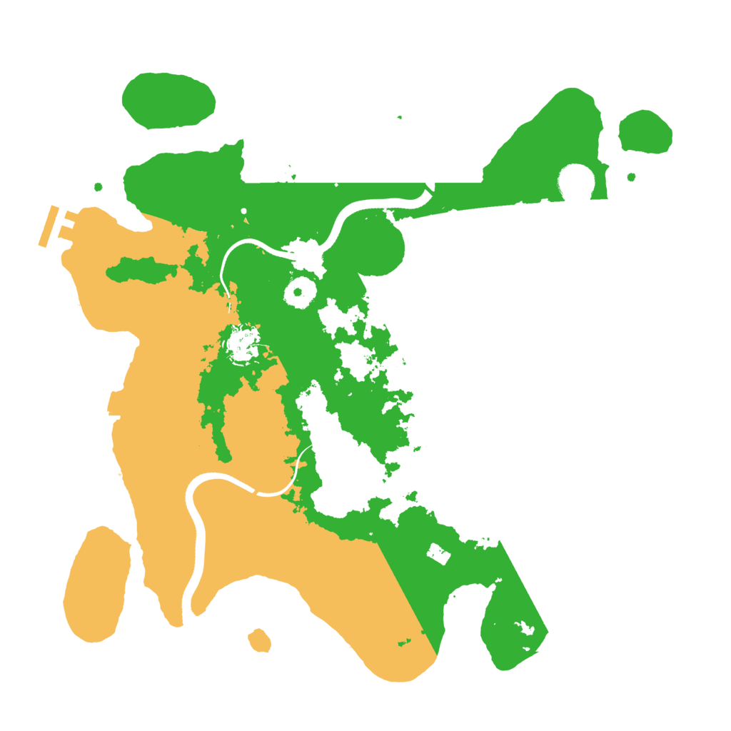 Biome Rust Map: Procedural Map, Size: 3500, Seed: 771753836
