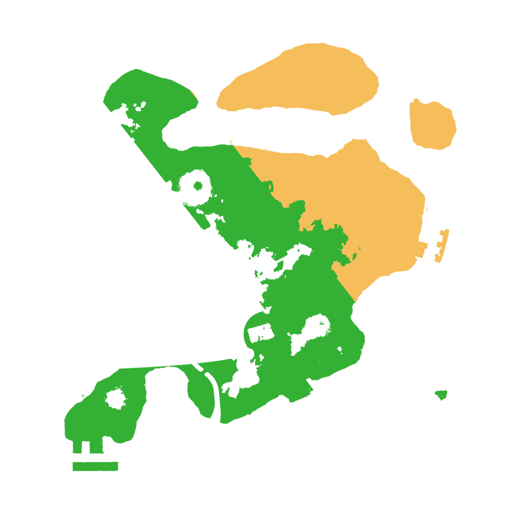 Biome Rust Map: Procedural Map, Size: 2250, Seed: 146354