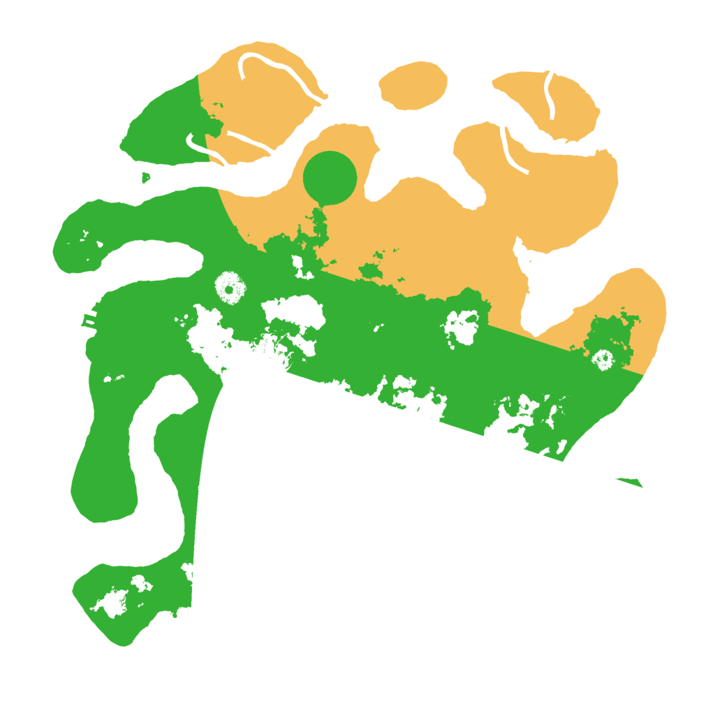 Biome Rust Map: Procedural Map, Size: 3500, Seed: 868874768