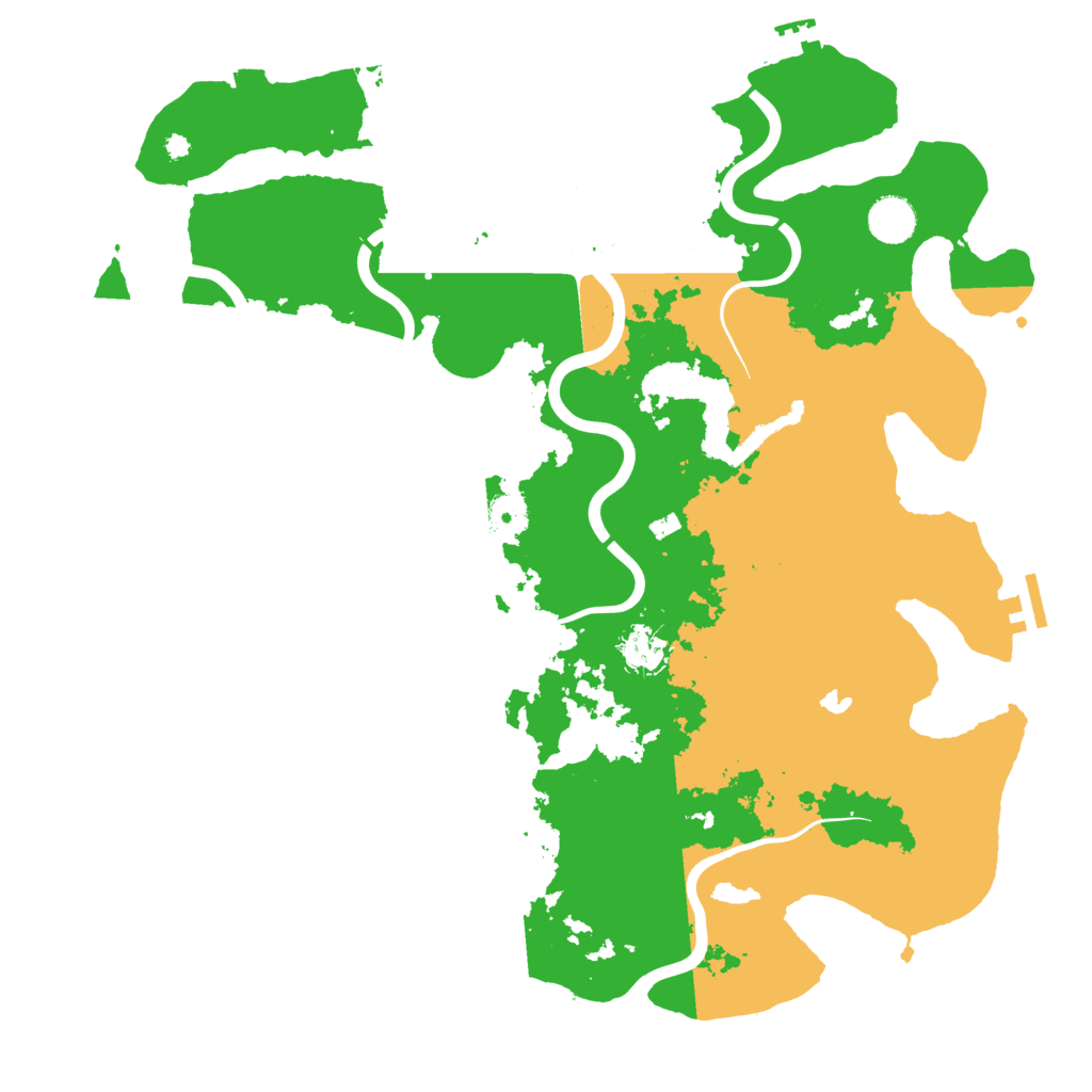 Biome Rust Map: Procedural Map, Size: 4050, Seed: 941805108