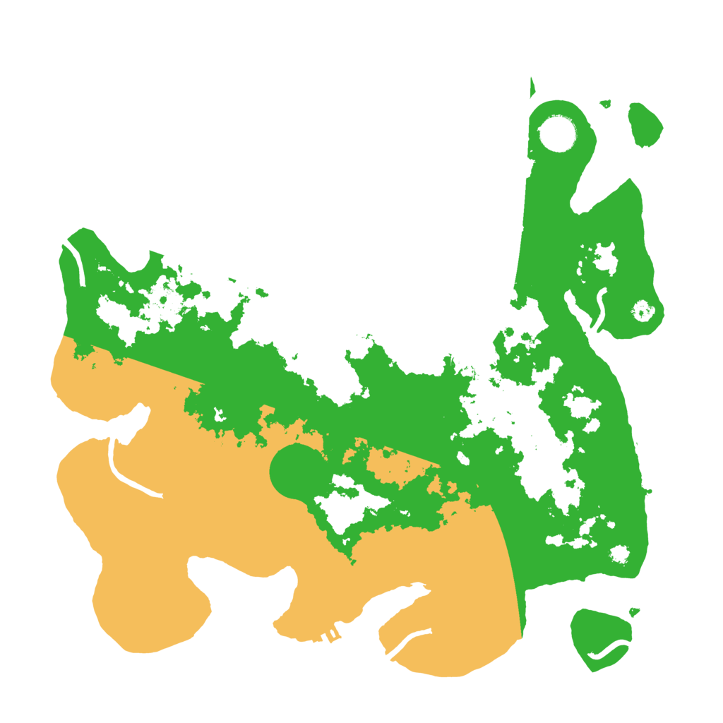 Biome Rust Map: Procedural Map, Size: 3500, Seed: 569384621