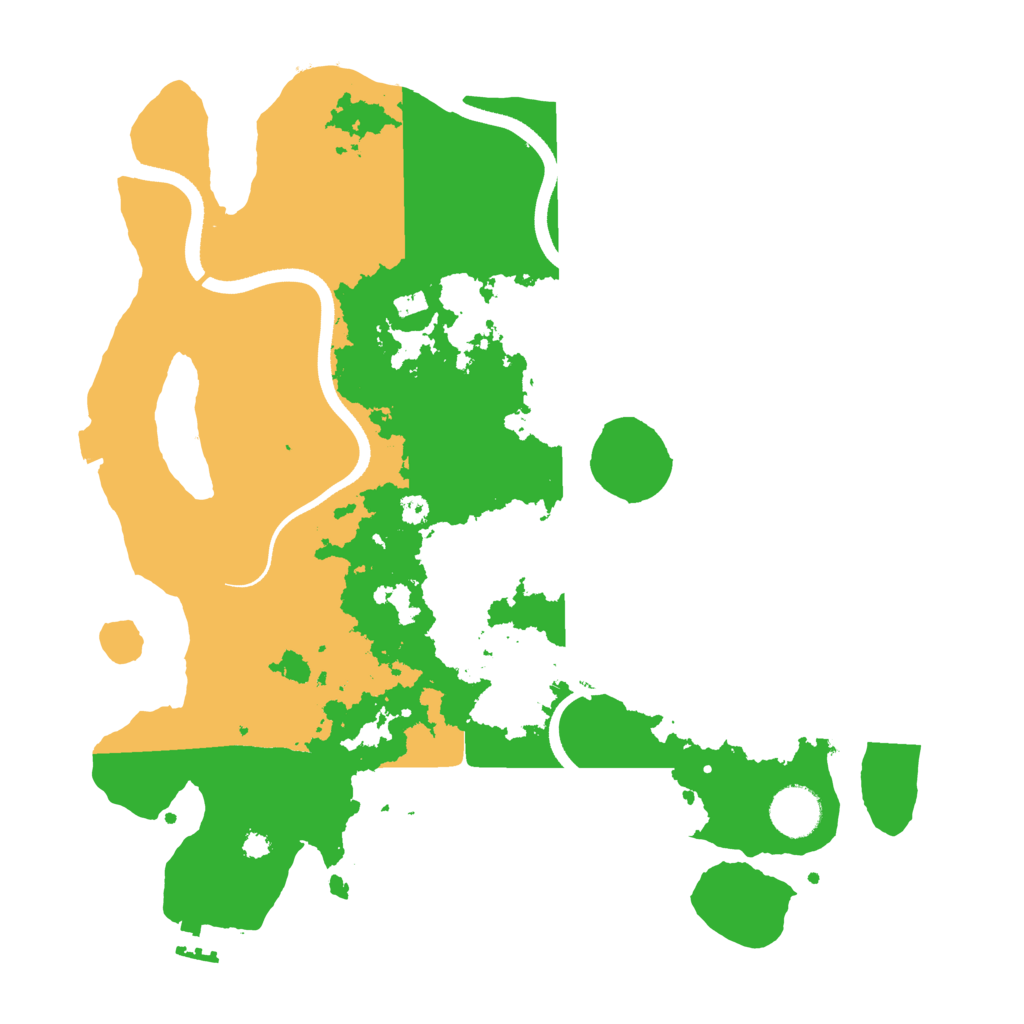Biome Rust Map: Procedural Map, Size: 3550, Seed: 215516