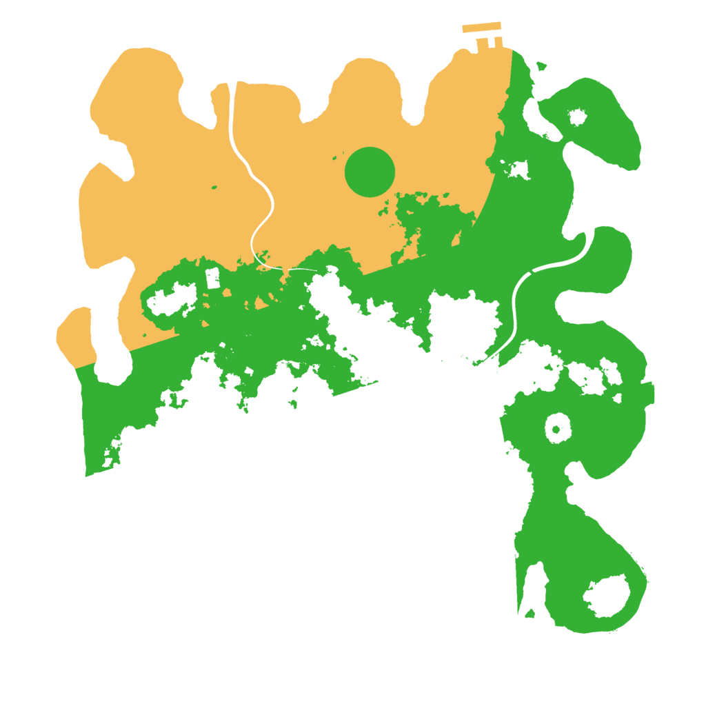 Biome Rust Map: Procedural Map, Size: 3700, Seed: 218556991