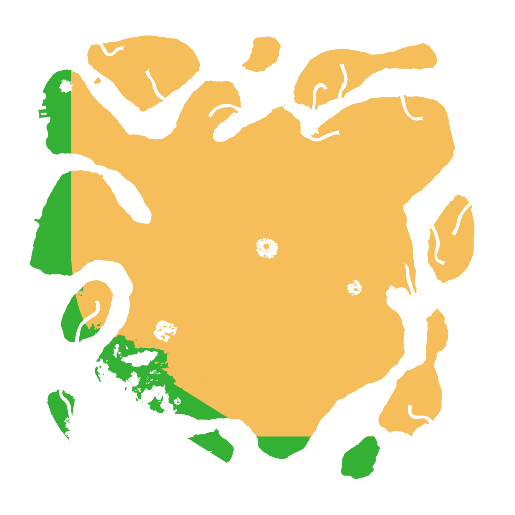 Biome Rust Map: Procedural Map, Size: 3700, Seed: 13837