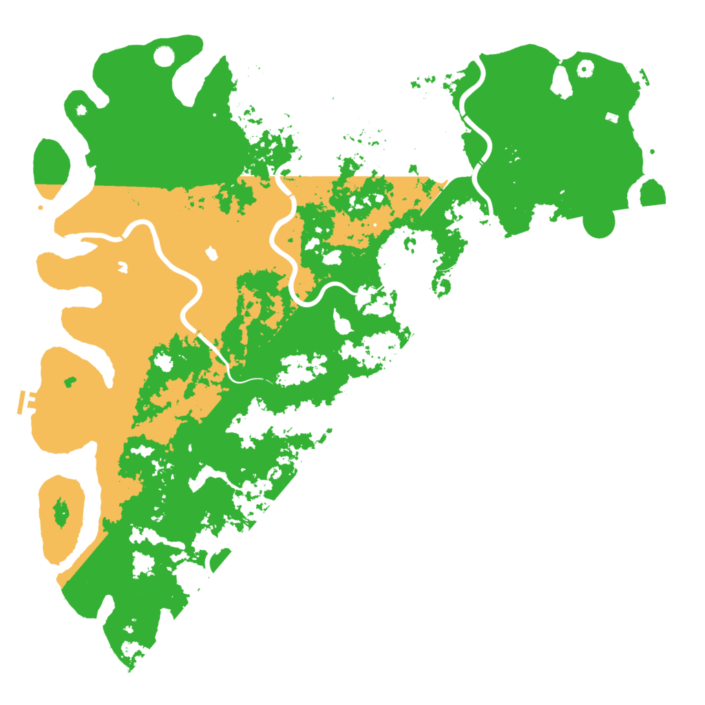 Biome Rust Map: Procedural Map, Size: 6000, Seed: 99999