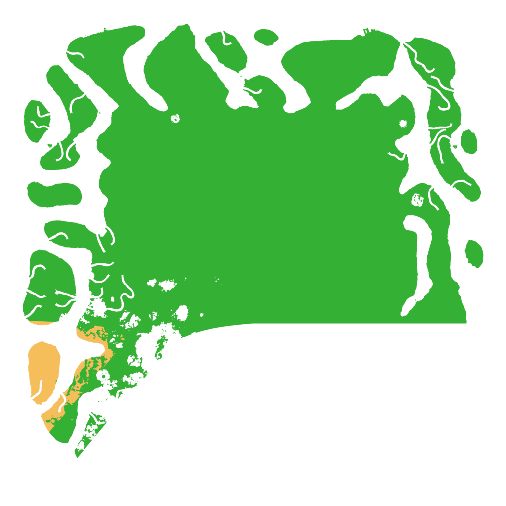 Biome Rust Map: Procedural Map, Size: 6000, Seed: 99999