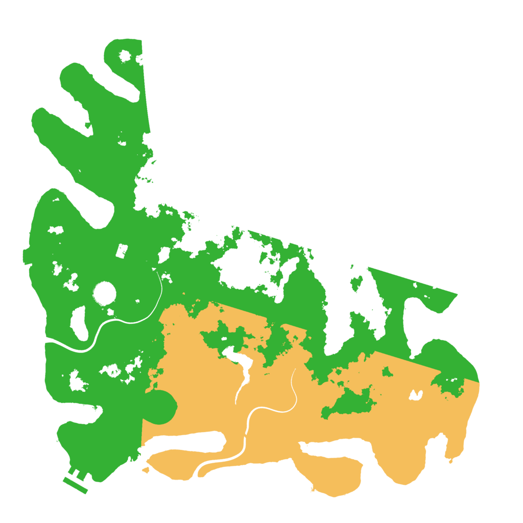 Biome Rust Map: Procedural Map, Size: 4000, Seed: 886840