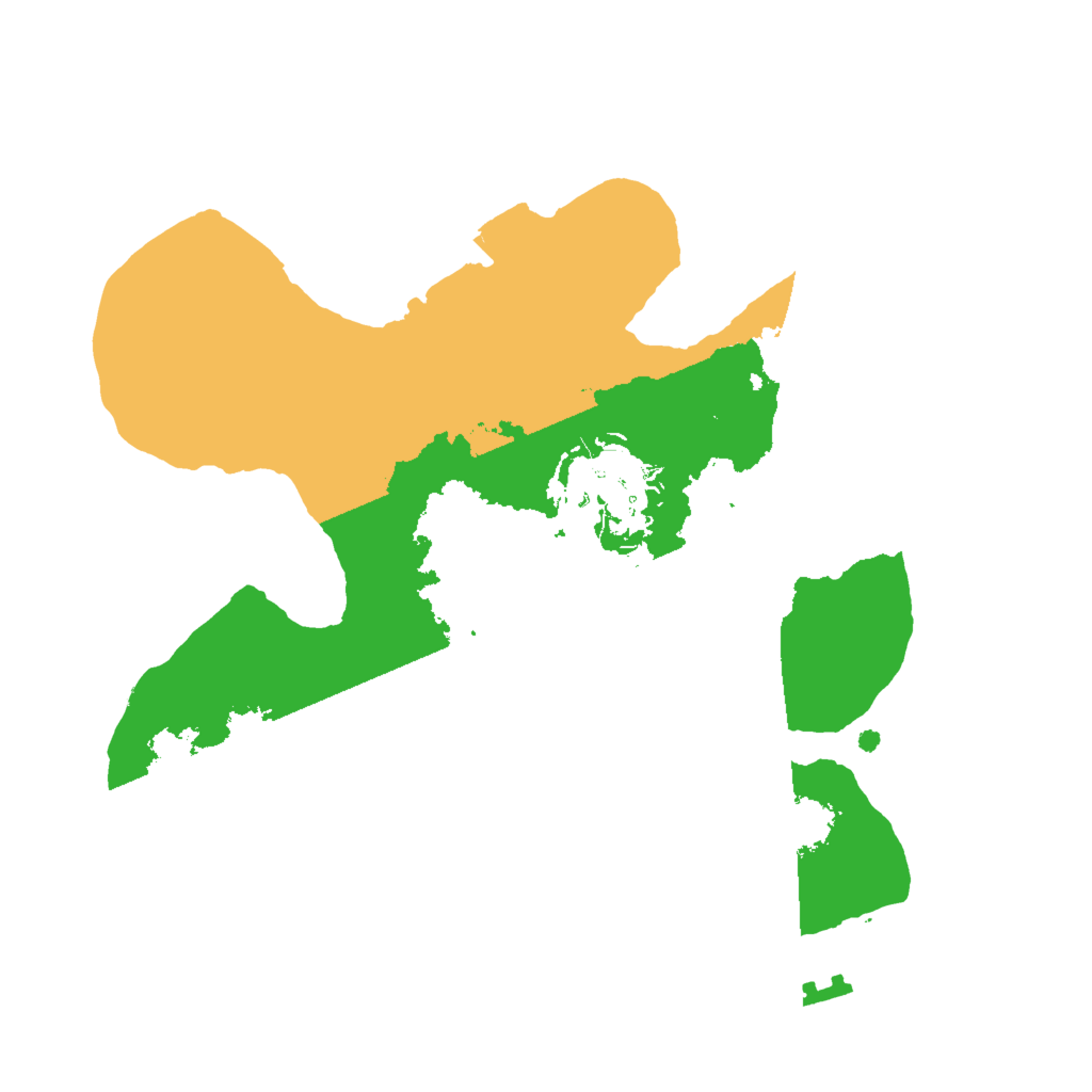 Biome Rust Map: Procedural Map, Size: 2000, Seed: 10231120