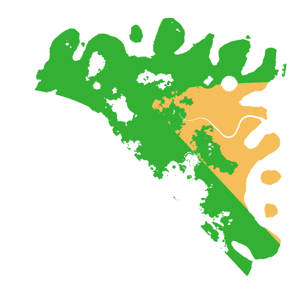 Biome Rust Map: Procedural Map, Size: 3550, Seed: 289215