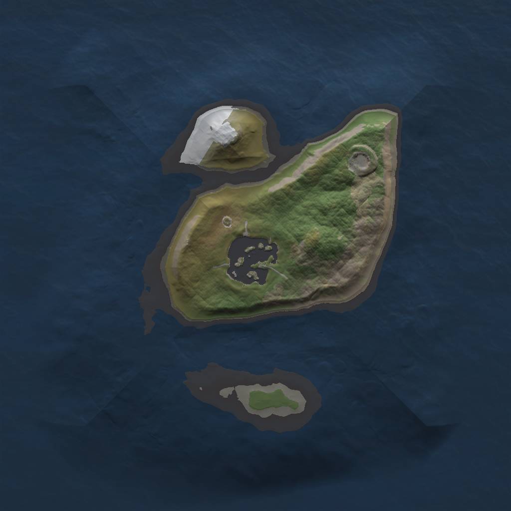 Rust Map: Barren, Size: 1500, Seed: 21, 3 Monuments