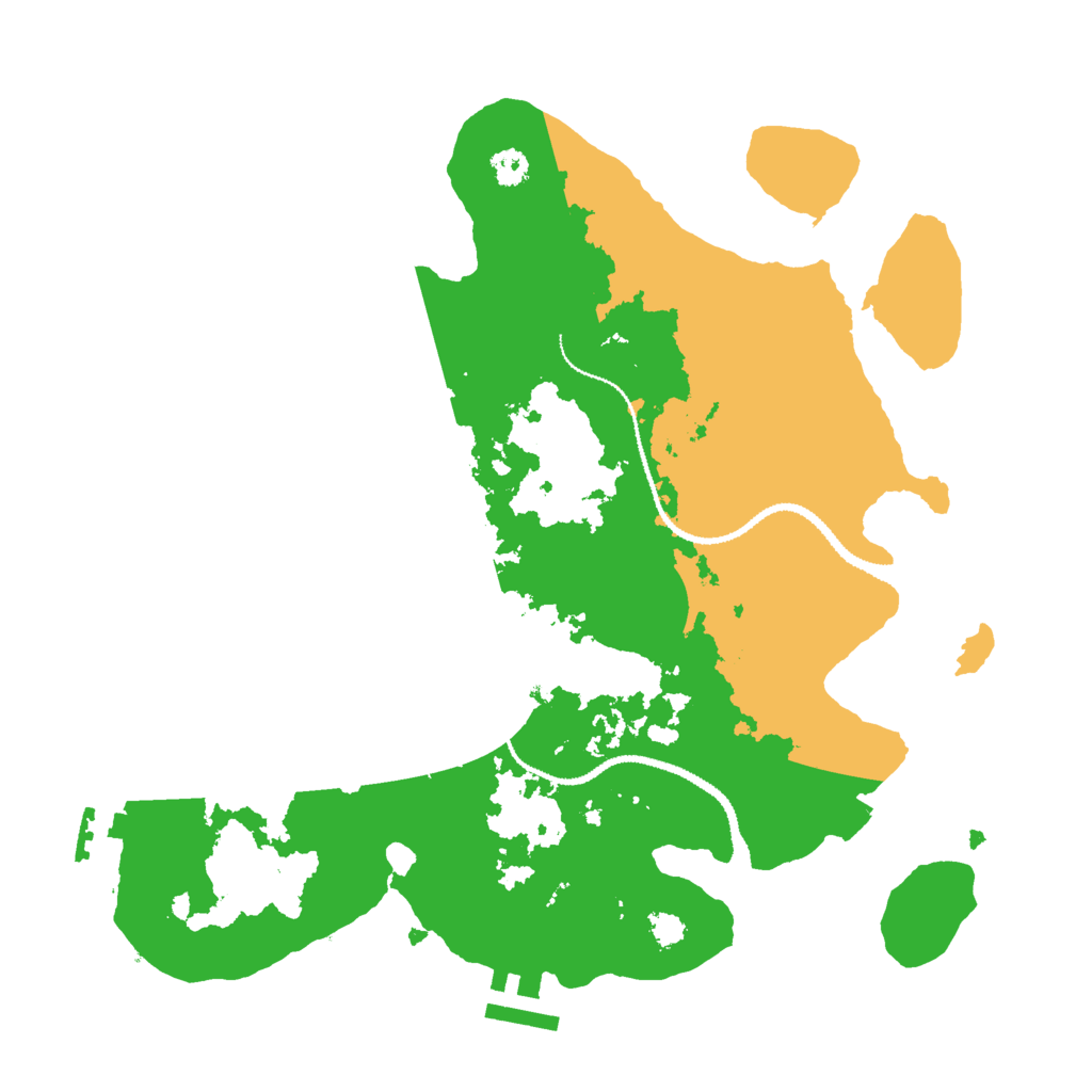 Biome Rust Map: Procedural Map, Size: 3000, Seed: 2346