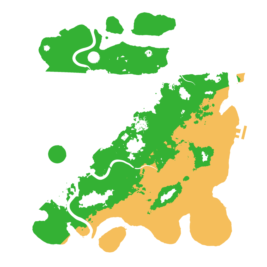 Biome Rust Map: Procedural Map, Size: 3950, Seed: 53201938