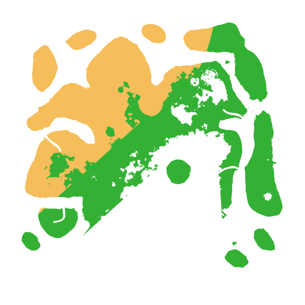 Biome Rust Map: Procedural Map, Size: 3500, Seed: 678711881