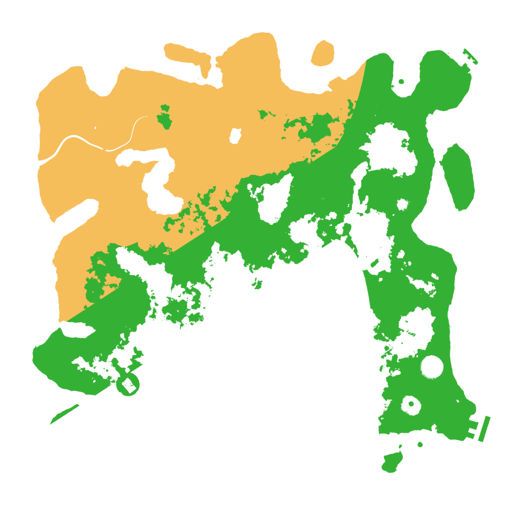 Biome Rust Map: Procedural Map, Size: 4000, Seed: 500334