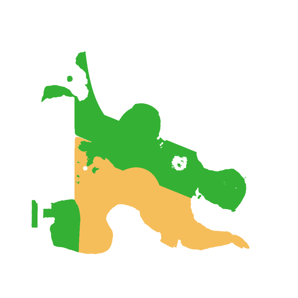 Biome Rust Map: Procedural Map, Size: 2000, Seed: 69